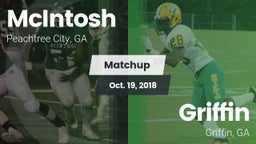 Matchup: McIntosh  vs. Griffin  2018