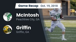 Recap: McIntosh  vs. Griffin  2018