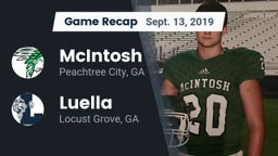 Recap: McIntosh  vs. Luella  2019