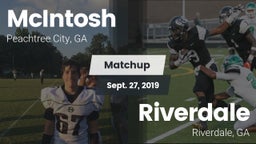 Matchup: McIntosh  vs. Riverdale  2019
