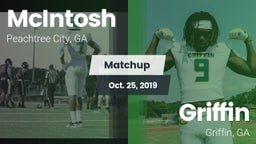 Matchup: McIntosh  vs. Griffin  2019
