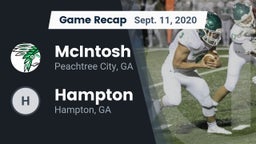 Recap: McIntosh  vs. Hampton  2020