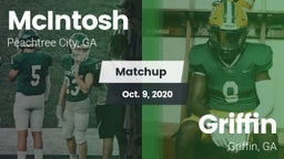 Matchup: McIntosh  vs. Griffin  2020