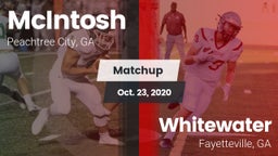 Matchup: McIntosh  vs. Whitewater  2020