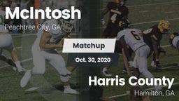 Matchup: McIntosh  vs. Harris County  2020