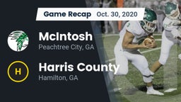 Recap: McIntosh  vs. Harris County  2020