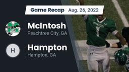 Recap: McIntosh  vs. Hampton  2022