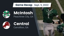 Recap: McIntosh  vs. Central  2022