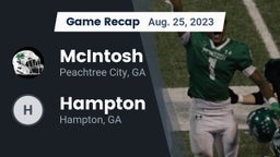 Recap: McIntosh  vs. Hampton  2023