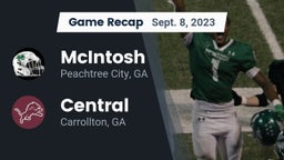 Recap: McIntosh  vs. Central  2023