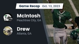Recap: McIntosh  vs. Drew  2023
