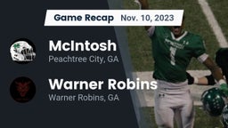 Recap: McIntosh  vs. Warner Robins   2023