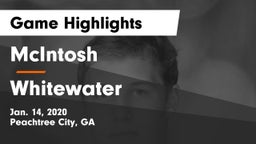 McIntosh  vs Whitewater  Game Highlights - Jan. 14, 2020