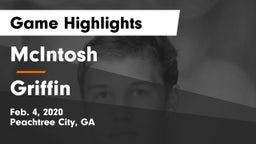 McIntosh  vs Griffin  Game Highlights - Feb. 4, 2020