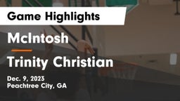 McIntosh  vs Trinity Christian  Game Highlights - Dec. 9, 2023