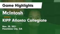 McIntosh  vs KIPP Atlanta Collegiate Game Highlights - Nov. 20, 2021