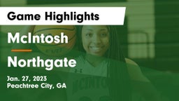 McIntosh  vs Northgate  Game Highlights - Jan. 27, 2023