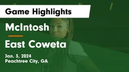 McIntosh  vs East Coweta  Game Highlights - Jan. 3, 2024