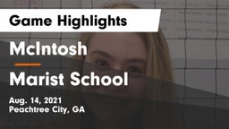 McIntosh  vs Marist School Game Highlights - Aug. 14, 2021