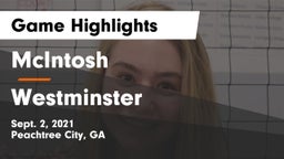 McIntosh  vs Westminster  Game Highlights - Sept. 2, 2021