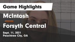 McIntosh  vs Forsyth Central  Game Highlights - Sept. 11, 2021