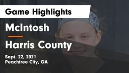 McIntosh  vs Harris County  Game Highlights - Sept. 22, 2021