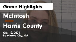 McIntosh  vs Harris County  Game Highlights - Oct. 12, 2021