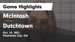 McIntosh  vs Dutchtown  Game Highlights - Oct. 19, 2021