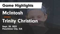 McIntosh  vs Trinity Christian  Game Highlights - Sept. 28, 2023
