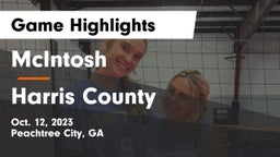 McIntosh  vs Harris County  Game Highlights - Oct. 12, 2023
