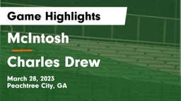 McIntosh  vs Charles Drew Game Highlights - March 28, 2023