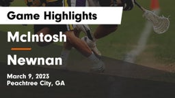 McIntosh  vs Newnan  Game Highlights - March 9, 2023