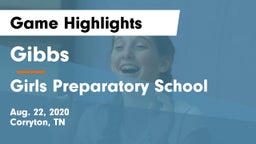 Gibbs  vs Girls Preparatory School Game Highlights - Aug. 22, 2020