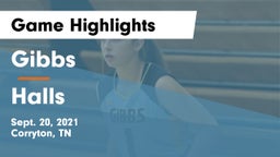 Gibbs  vs Halls   Game Highlights - Sept. 20, 2021