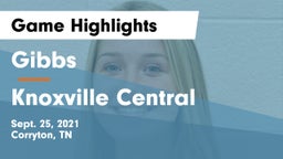 Gibbs  vs Knoxville Central  Game Highlights - Sept. 25, 2021