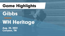 Gibbs  vs WH Heritage Game Highlights - Aug. 20, 2022