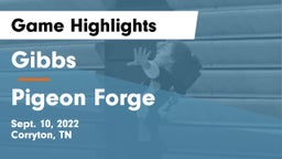 Gibbs  vs Pigeon Forge Game Highlights - Sept. 10, 2022