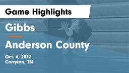 Gibbs  vs Anderson County  Game Highlights - Oct. 4, 2022