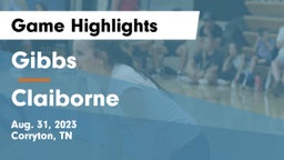 Gibbs  vs Claiborne  Game Highlights - Aug. 31, 2023