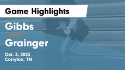 Gibbs  vs Grainger  Game Highlights - Oct. 3, 2023