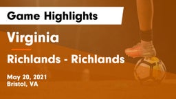 Virginia  vs Richlands  - Richlands Game Highlights - May 20, 2021