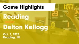 Reading  vs Delton Kellogg Game Highlights - Oct. 7, 2023