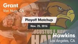 Matchup: Grant  vs. Hawkins  2016
