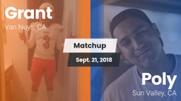 Matchup: Grant  vs. Poly  2018