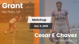 Matchup: Grant  vs. Cesar E Chavez  2018
