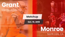 Matchup: Grant  vs. Monroe  2018