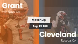 Matchup: Grant  vs. Cleveland  2019