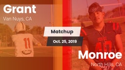 Matchup: Grant  vs. Monroe  2019