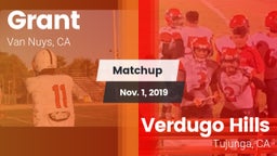 Matchup: Grant  vs. Verdugo Hills  2019