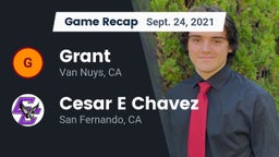 Recap: Grant  vs. Cesar E Chavez  2021
